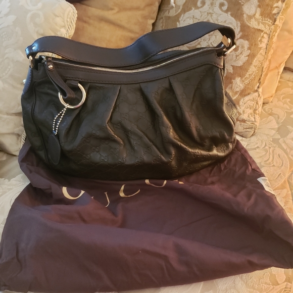 Like New Guccissima Sukey Zip Hobo - Picture 2 of 2